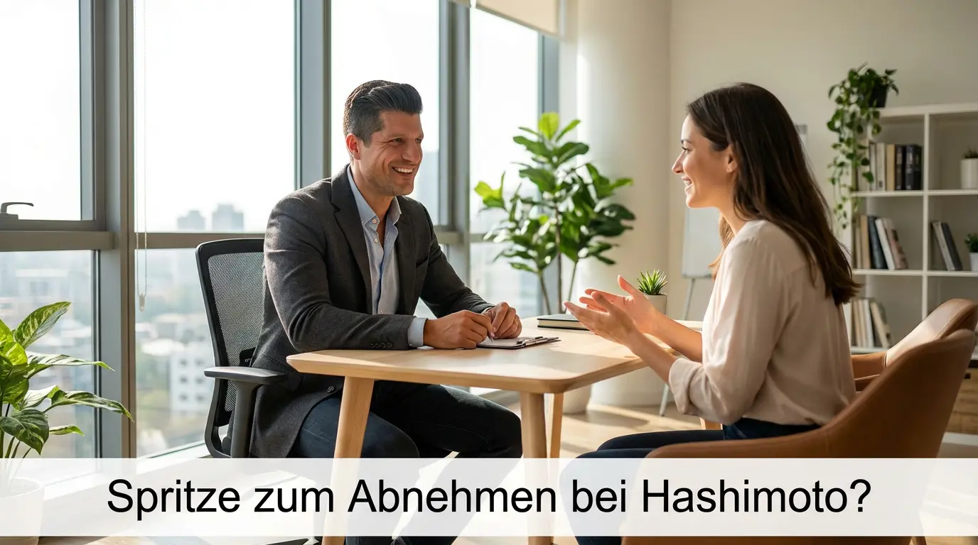 Professionelle Beratung mit Abnehmcoach Frank zum Thema Spritze zum Abnehmen bei Hashimoto