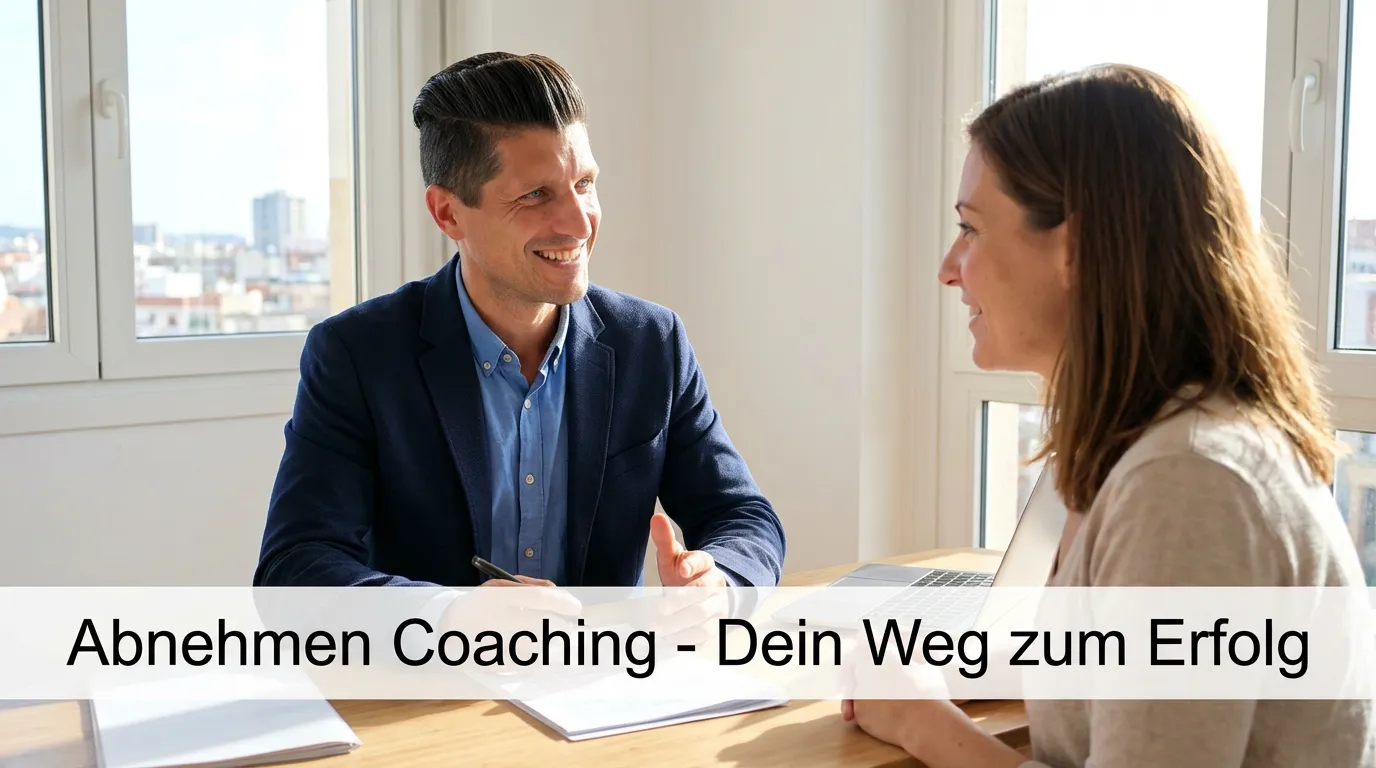 Abnehmcoach Frank bei der Beratung mit Klientin - Abnehmen coaching für Frauen mit Hashimoto