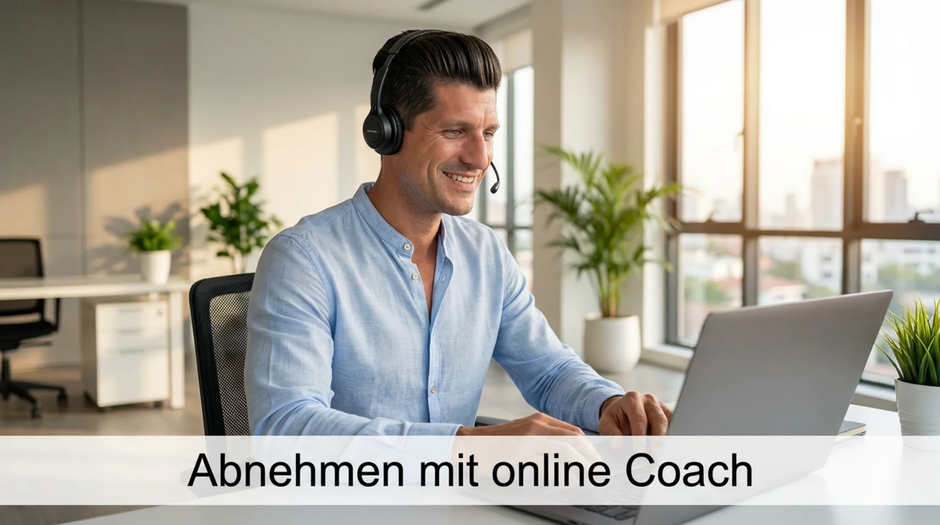 Abnehmcoach Frank beim Online-Coaching mit Klientin - Abnehmen mit online Coach bei Hashimoto