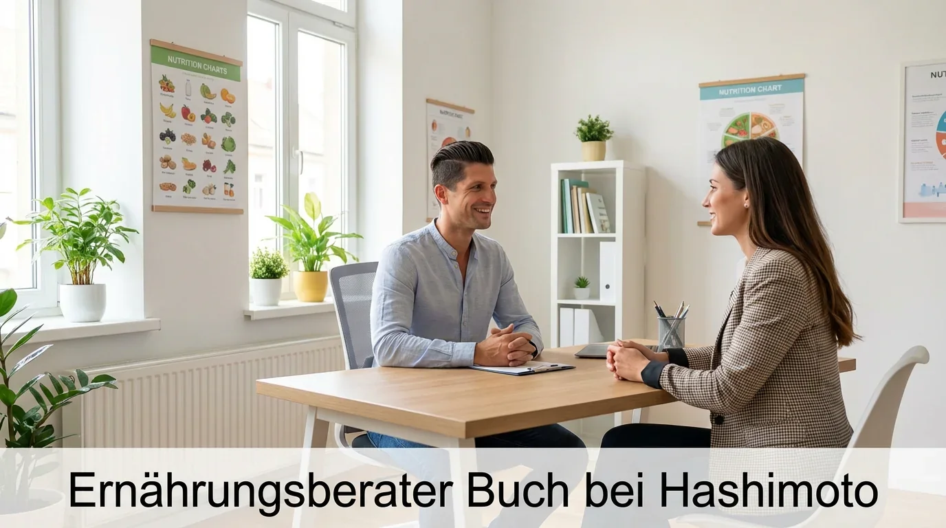Abnehmcoach Frank im Beratungsgespräch über Ernährungsberater Bücher bei Hashimoto