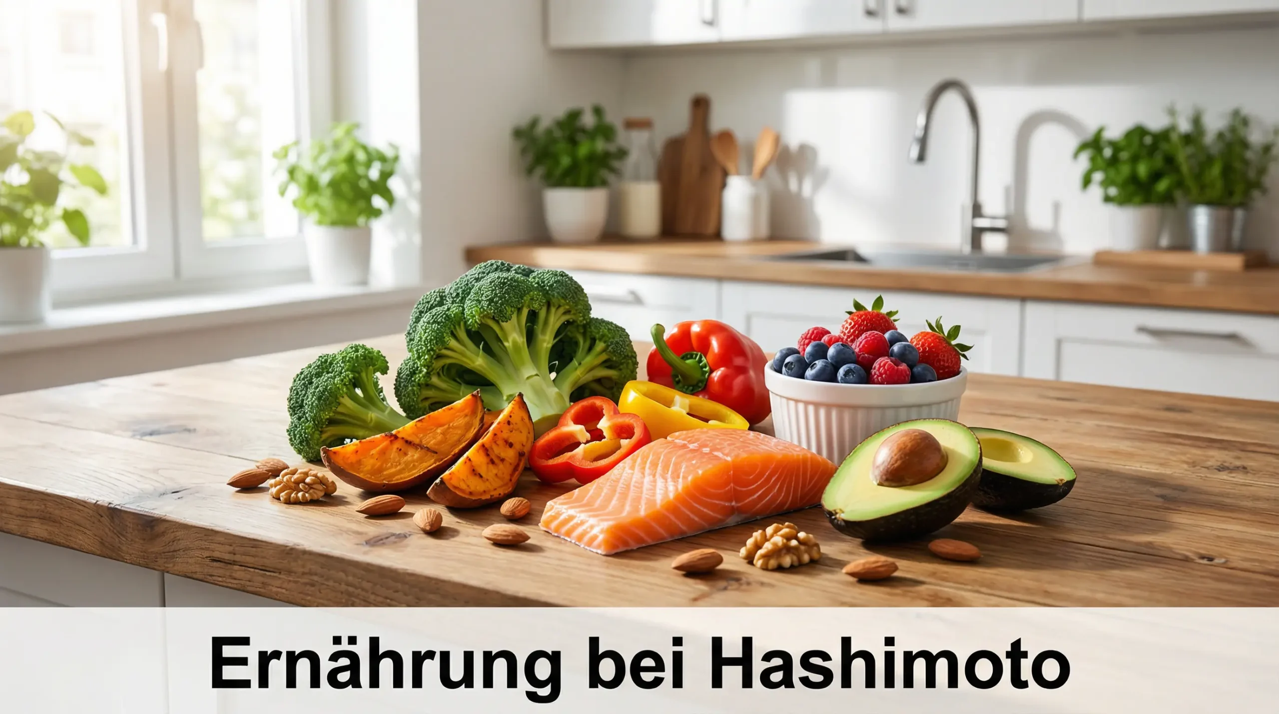 Gesunde entzündungsarme Lebensmittel für die Ernährung bei Hashimoto